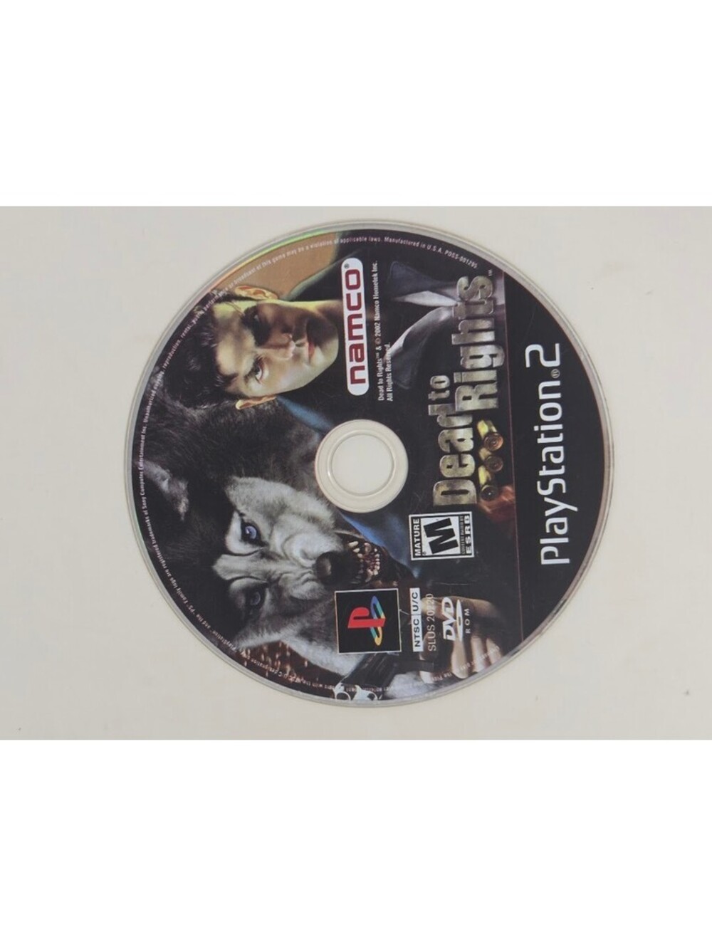Dead to Rights Namco Sony PlayStation 2 PS2 Game Disc Only PlayStation 2, 2002